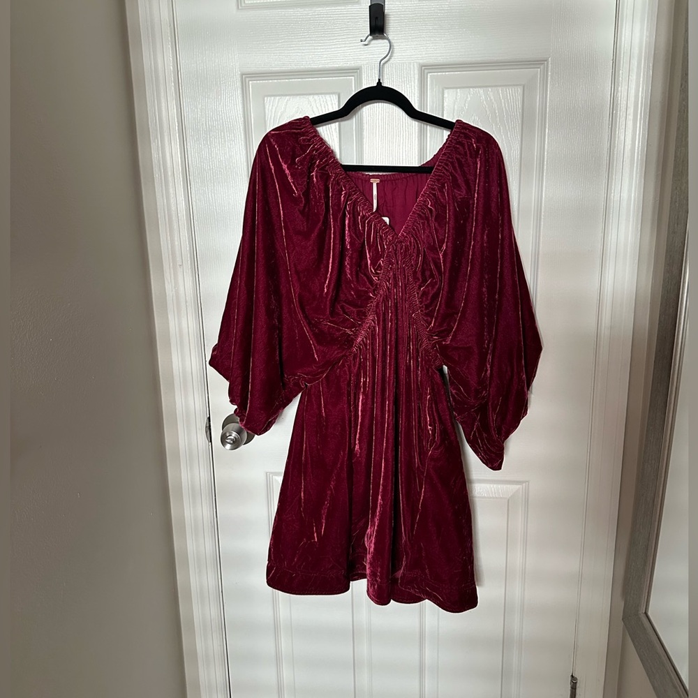 Free People Portia Velvet Mini size L NWT Never Worn